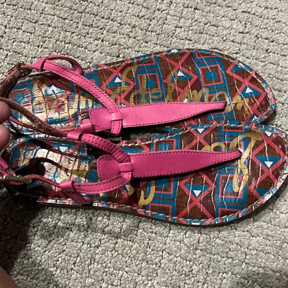 Sam Edelman Colorful Thong Sandals size 6 1/2 - Picture 2 of 7